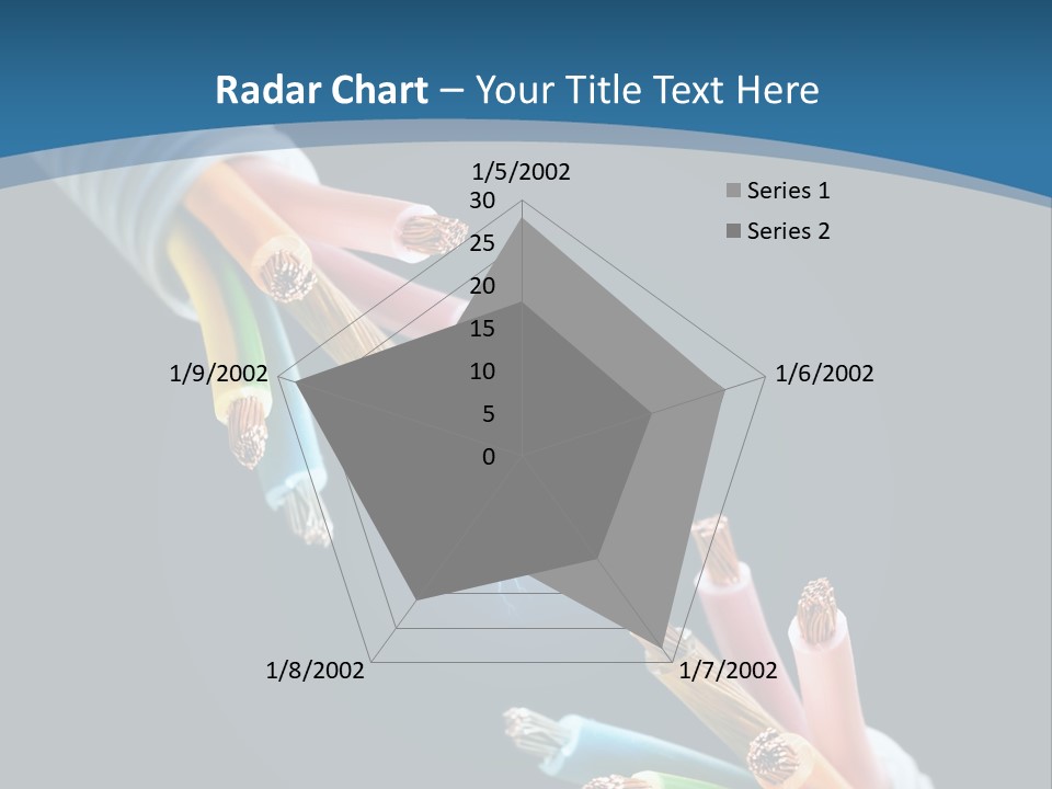 Fire Electric Shock PowerPoint Template
