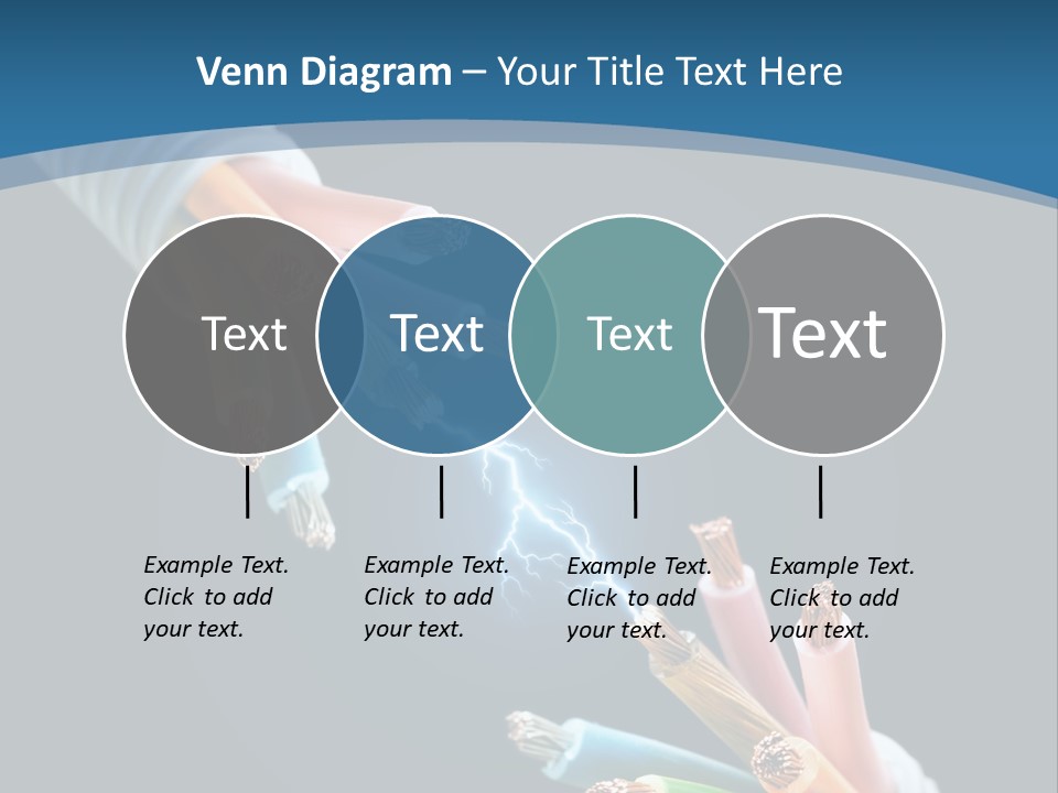 Fire Electric Shock PowerPoint Template