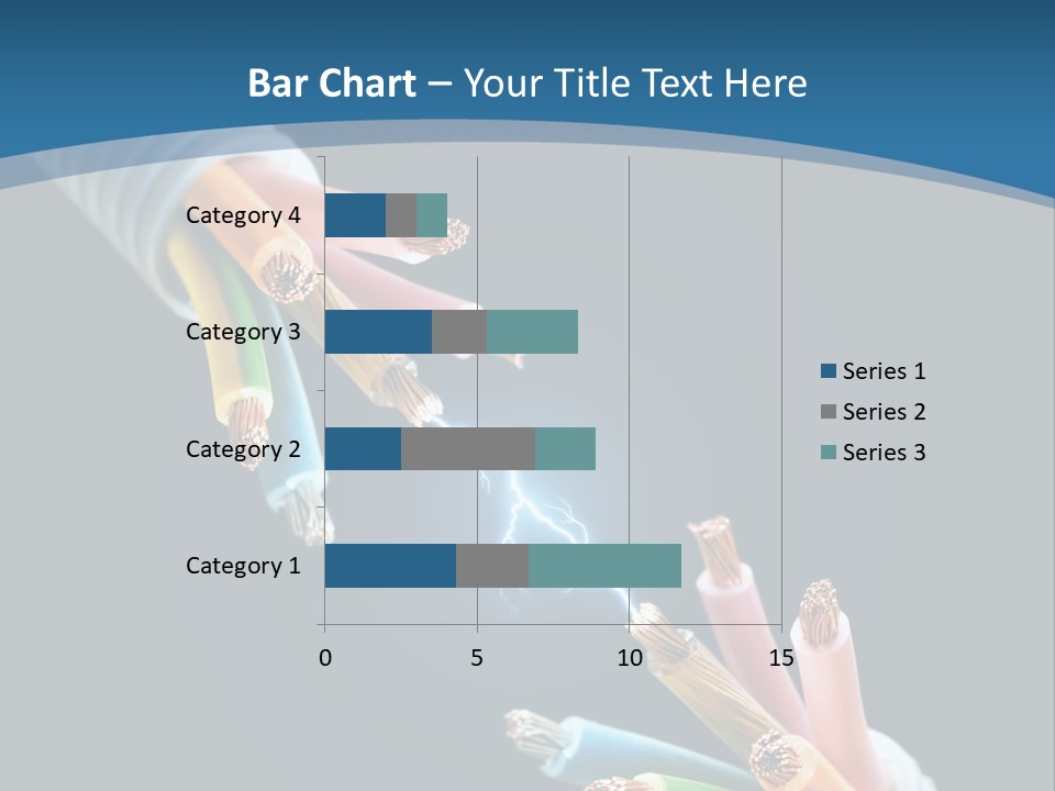 Fire Electric Shock PowerPoint Template