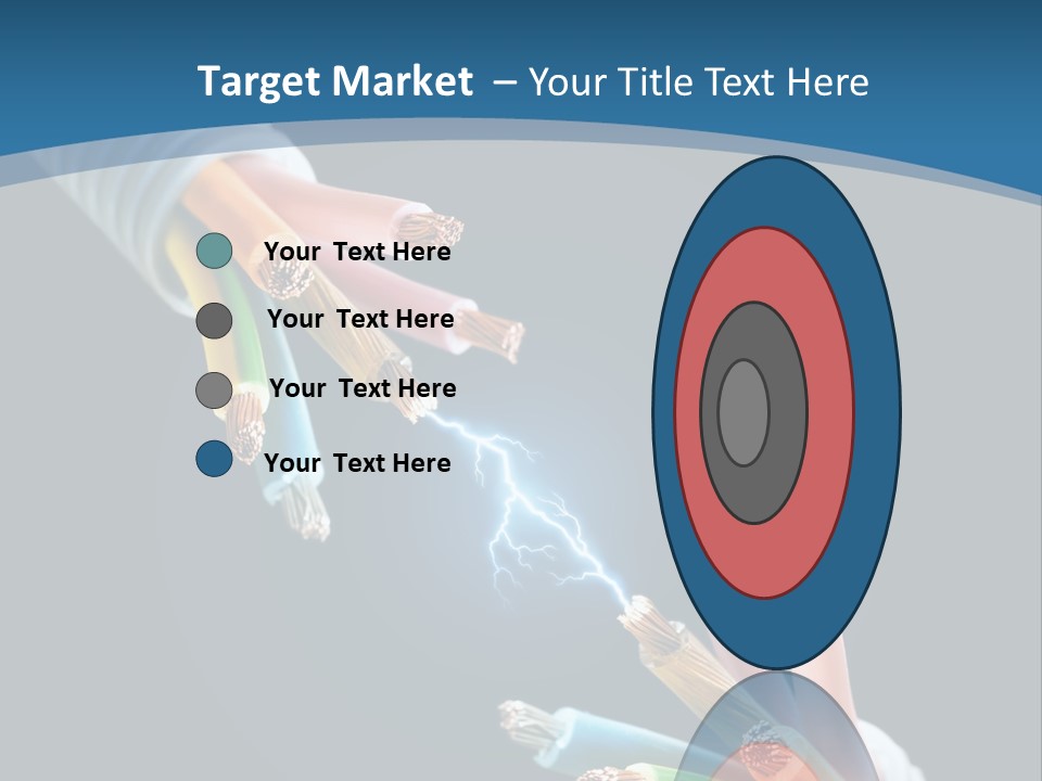 Fire Electric Shock PowerPoint Template