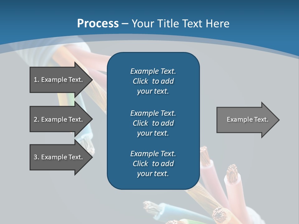 Fire Electric Shock PowerPoint Template