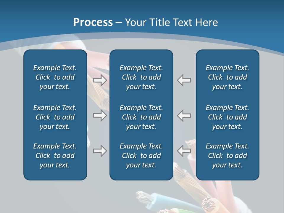 Fire Electric Shock PowerPoint Template
