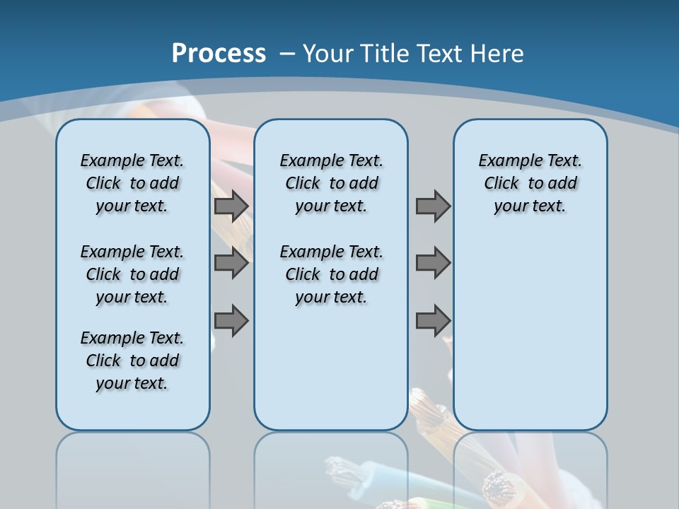 Fire Electric Shock PowerPoint Template