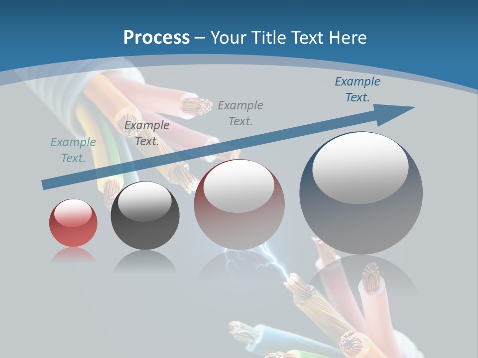 Fire Electric Shock PowerPoint Template