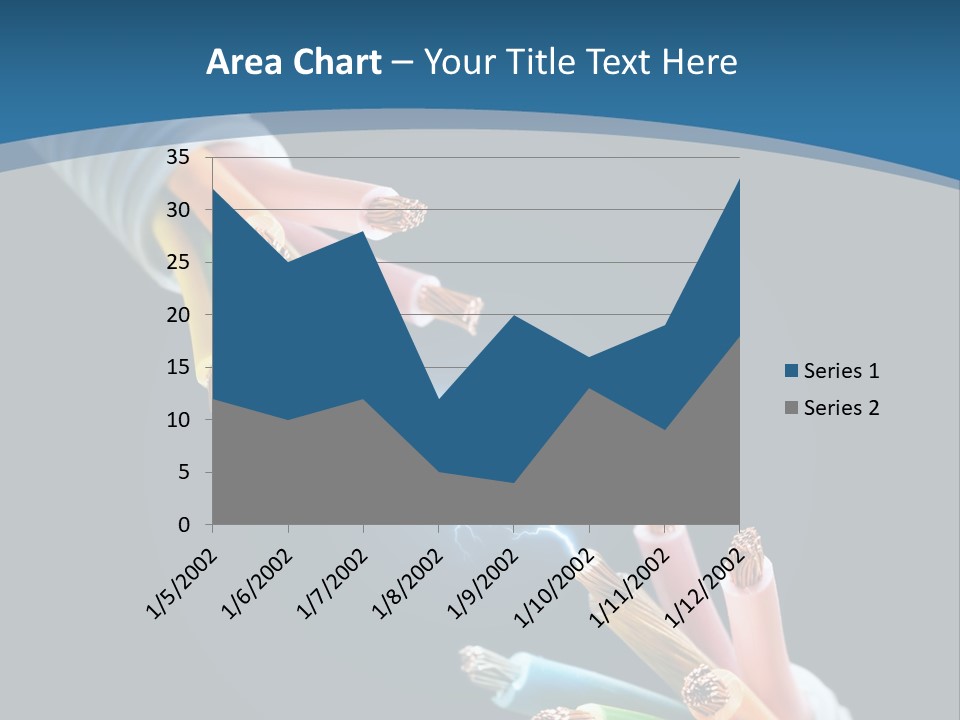Fire Electric Shock PowerPoint Template