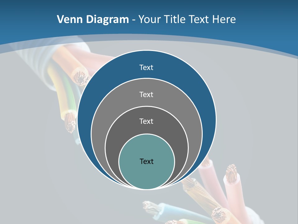 Fire Electric Shock PowerPoint Template