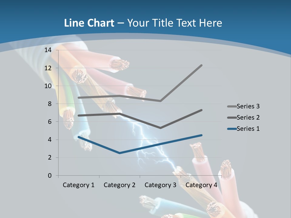 Fire Electric Shock PowerPoint Template