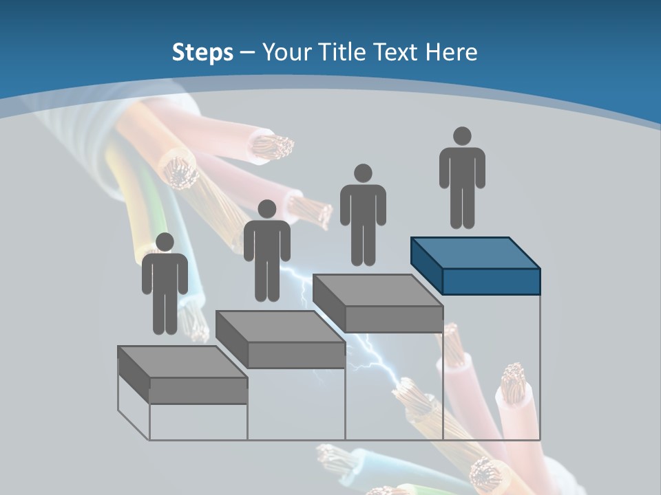 Fire Electric Shock PowerPoint Template