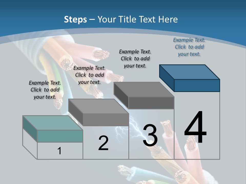 Fire Electric Shock PowerPoint Template
