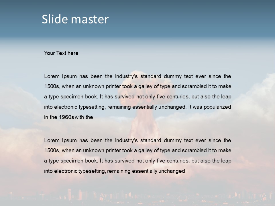 Power Test Wave PowerPoint Template