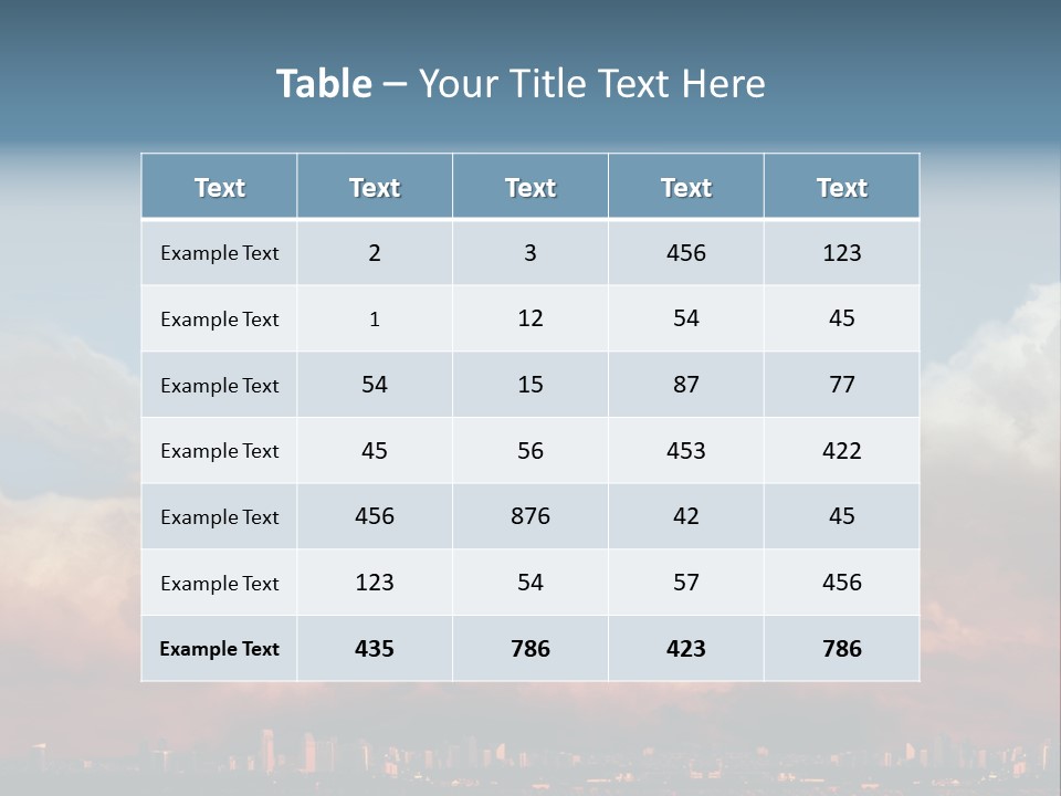 Power Test Wave PowerPoint Template