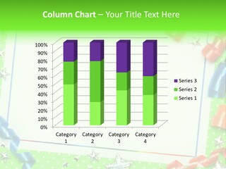 Ribbon Space Colored PowerPoint Template