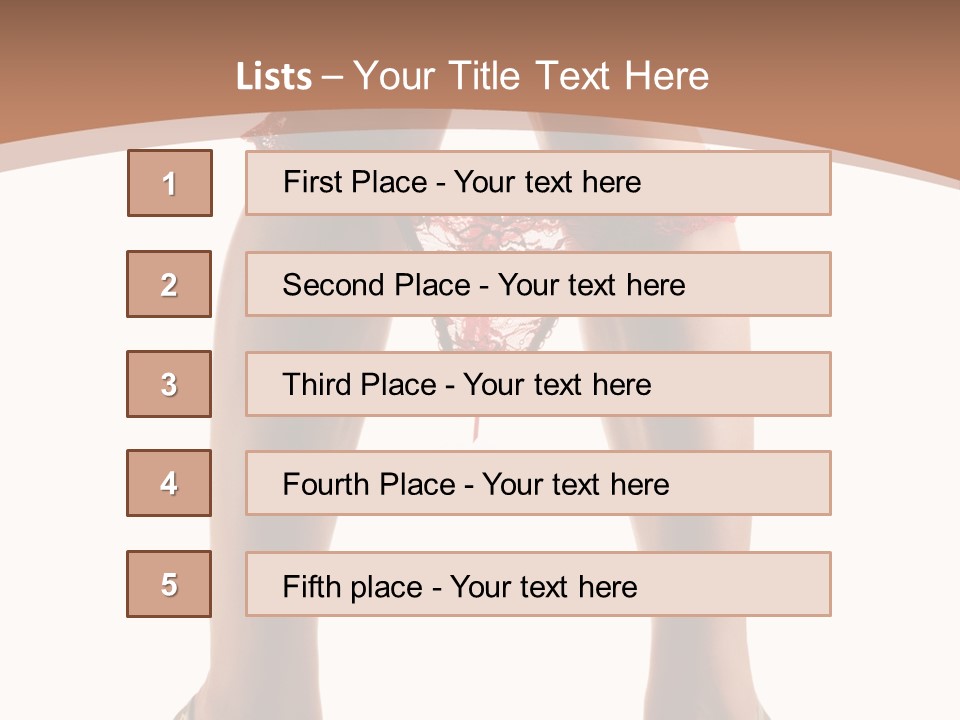 Undressing Fetish Long PowerPoint Template