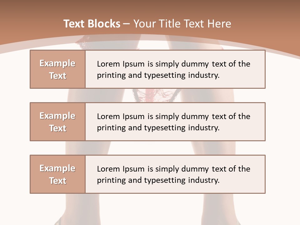 Undressing Fetish Long PowerPoint Template