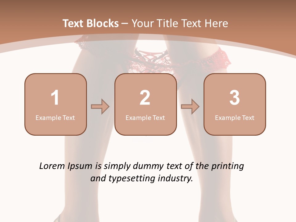 Undressing Fetish Long PowerPoint Template