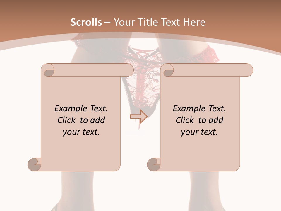 Undressing Fetish Long PowerPoint Template