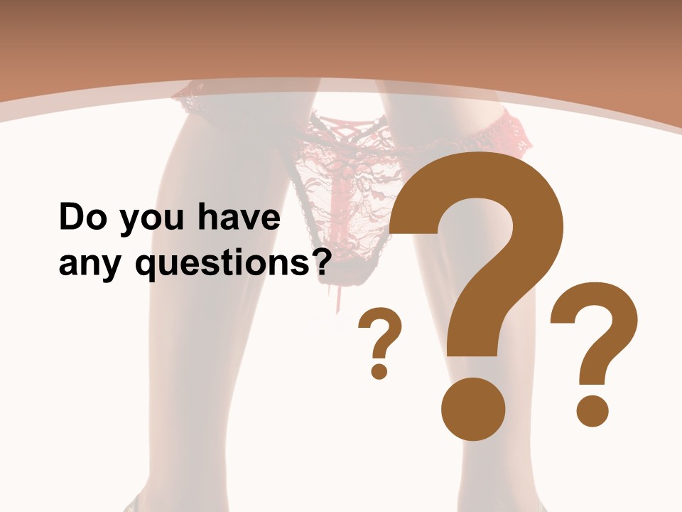 Undressing Fetish Long PowerPoint Template