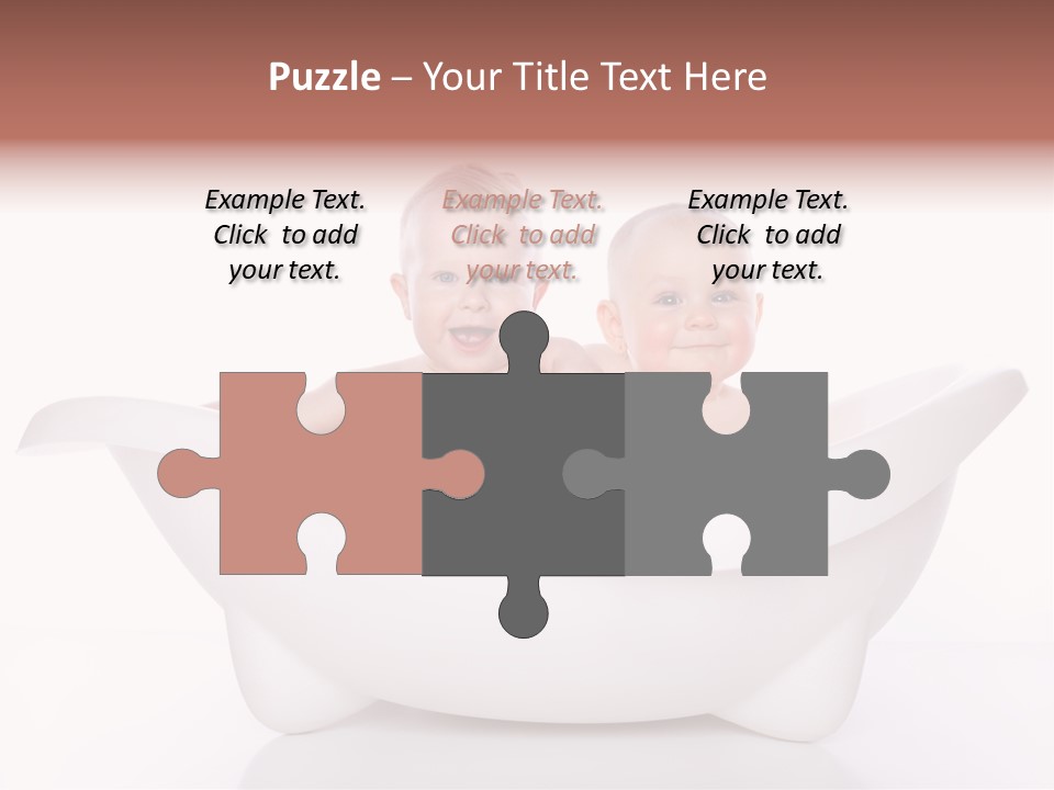 Childhood Two Couple PowerPoint Template