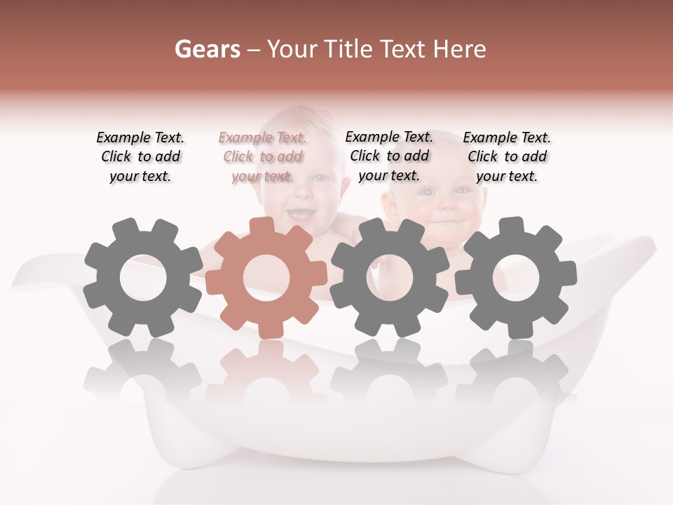 Childhood Two Couple PowerPoint Template