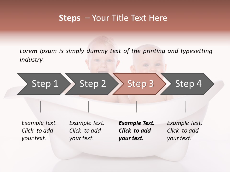 Childhood Two Couple PowerPoint Template