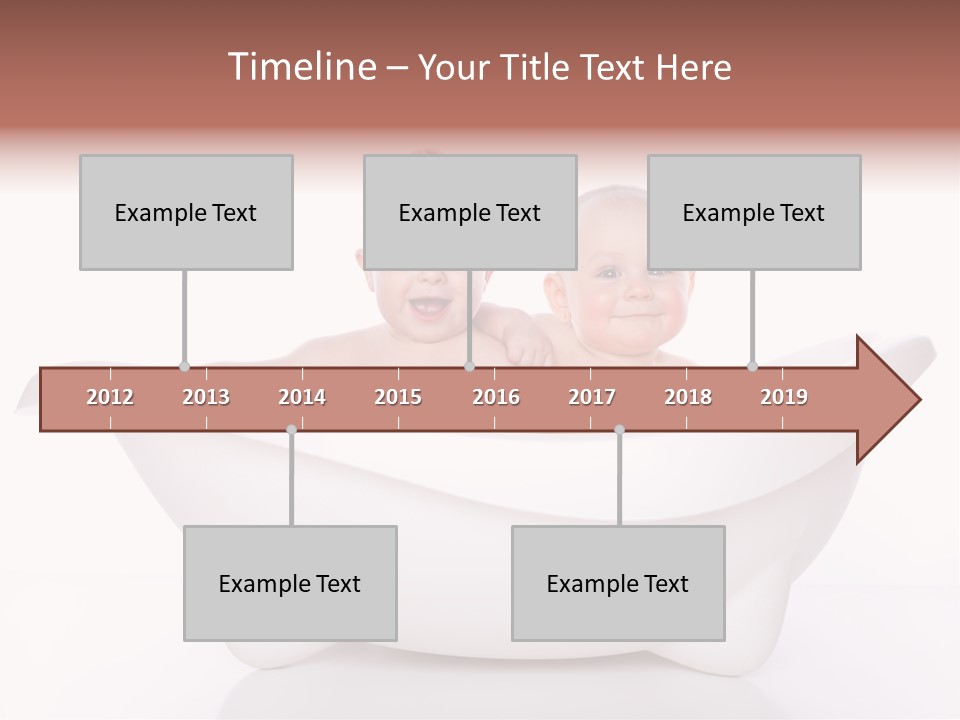 Childhood Two Couple PowerPoint Template