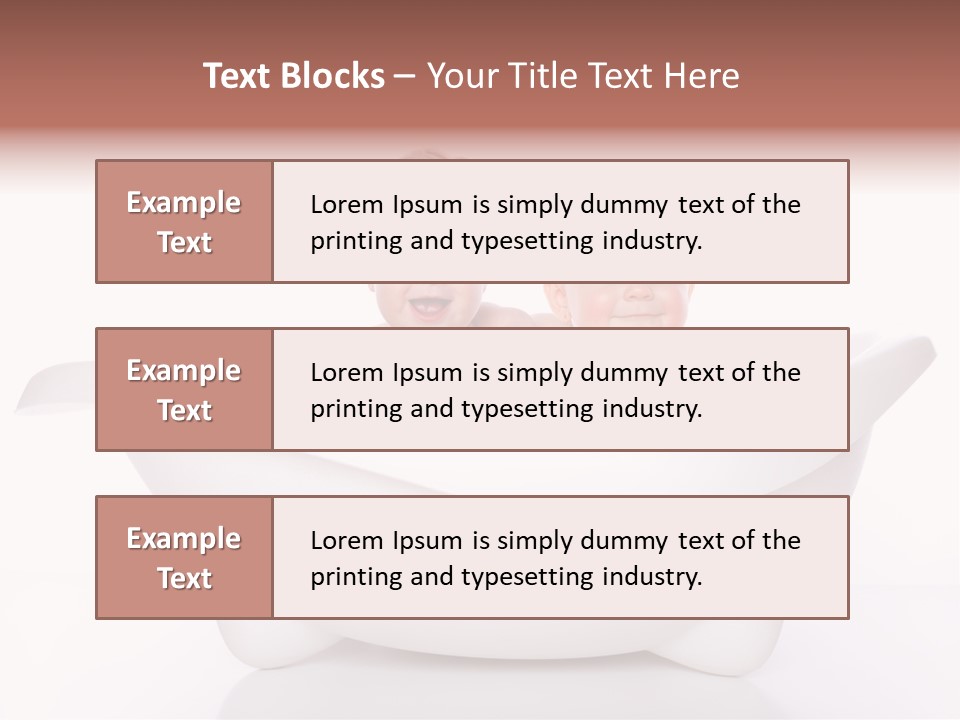 Childhood Two Couple PowerPoint Template