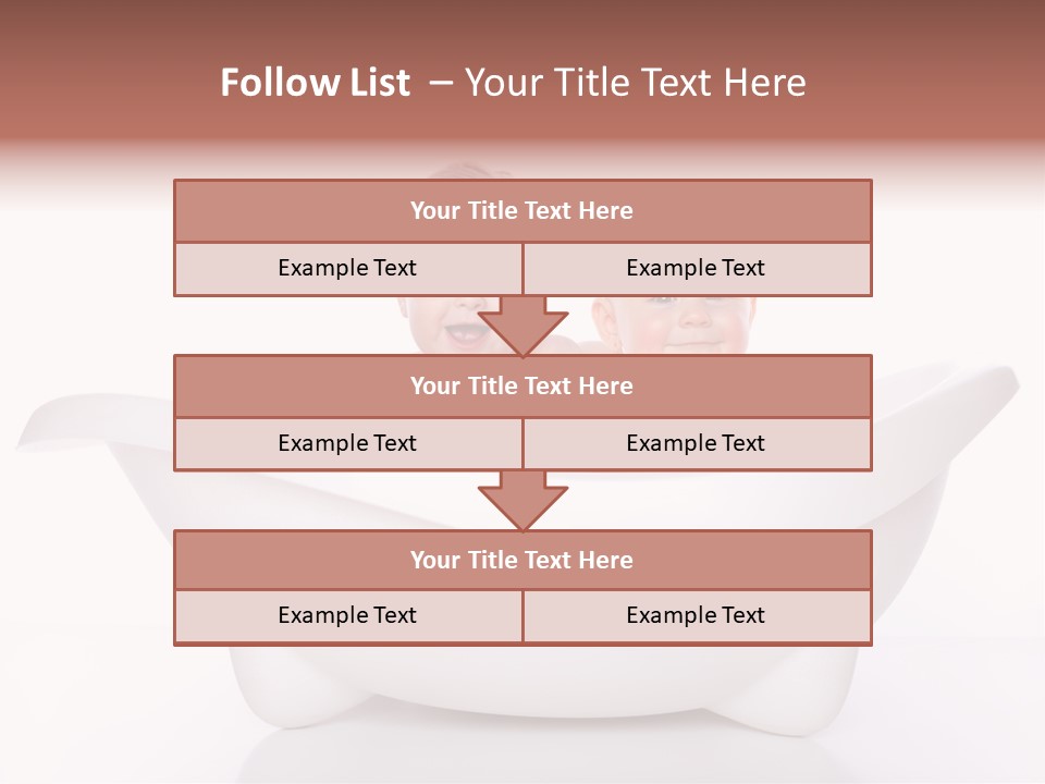 Childhood Two Couple PowerPoint Template