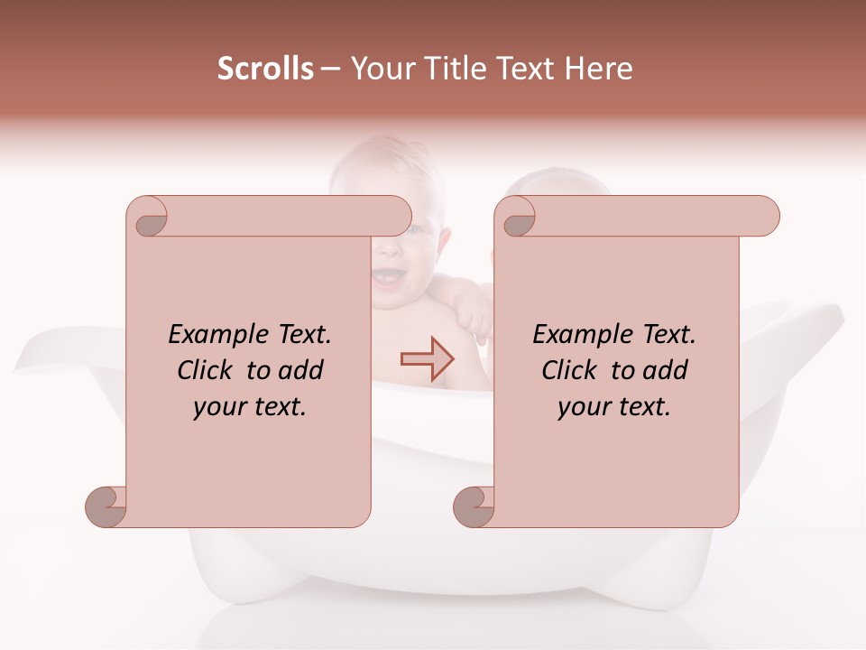 Childhood Two Couple PowerPoint Template