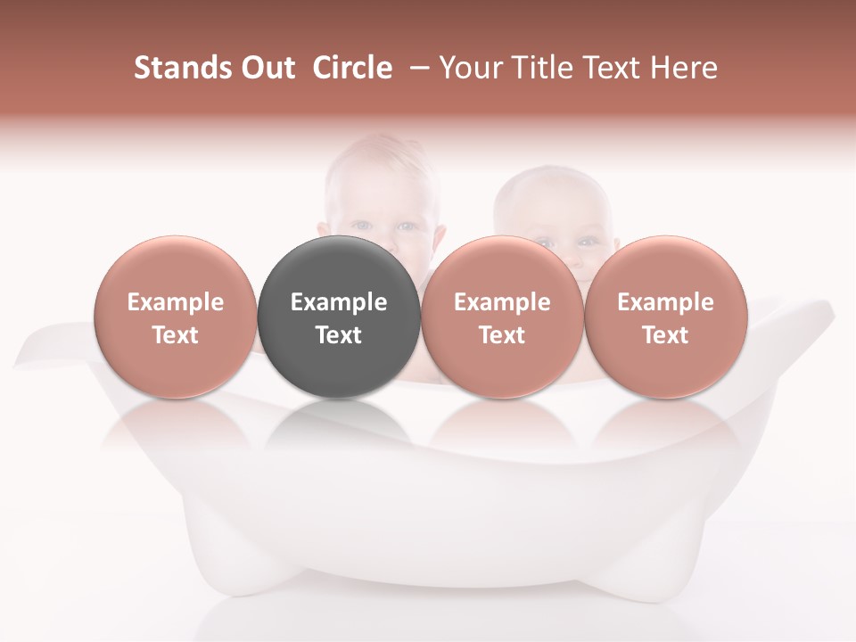 Childhood Two Couple PowerPoint Template