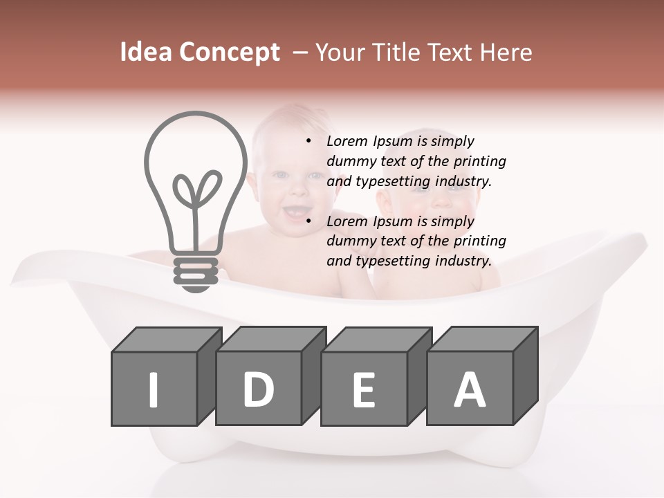 Childhood Two Couple PowerPoint Template