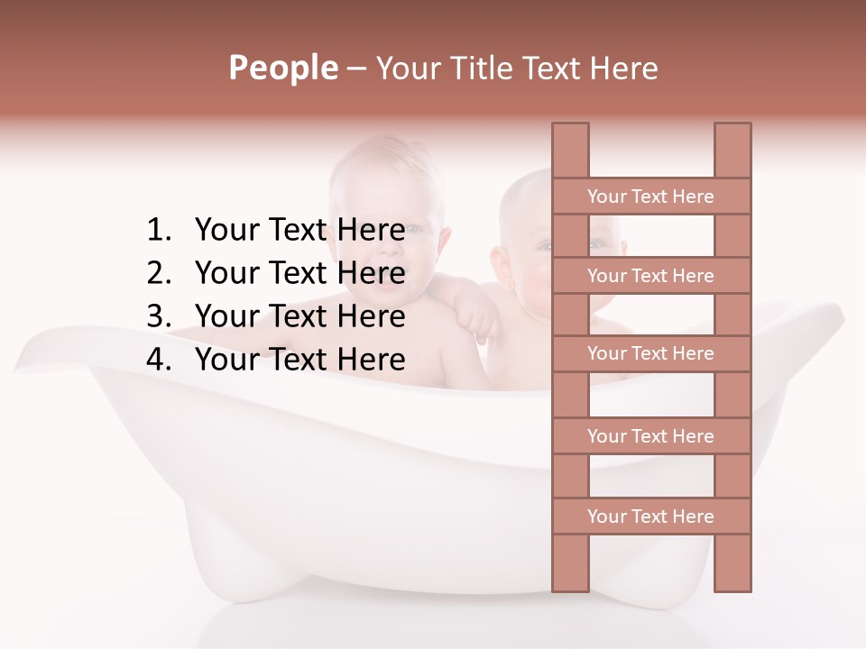 Childhood Two Couple PowerPoint Template