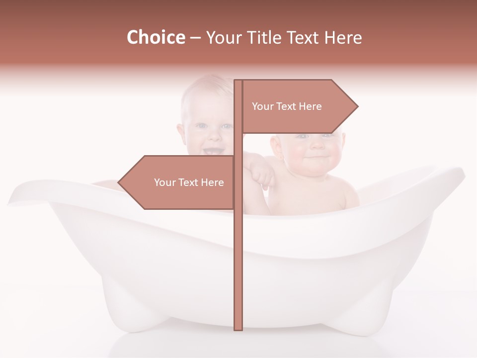 Childhood Two Couple PowerPoint Template