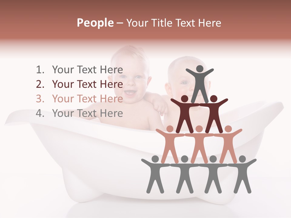 Childhood Two Couple PowerPoint Template