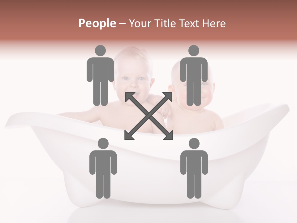 Childhood Two Couple PowerPoint Template