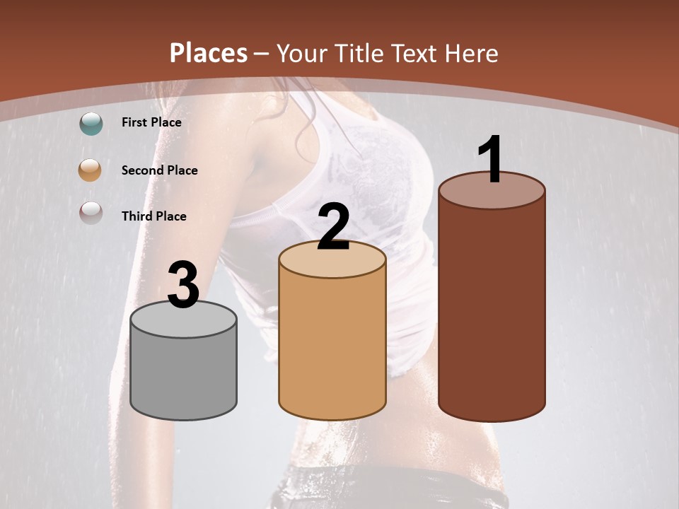 Wet Girl Femininity PowerPoint Template