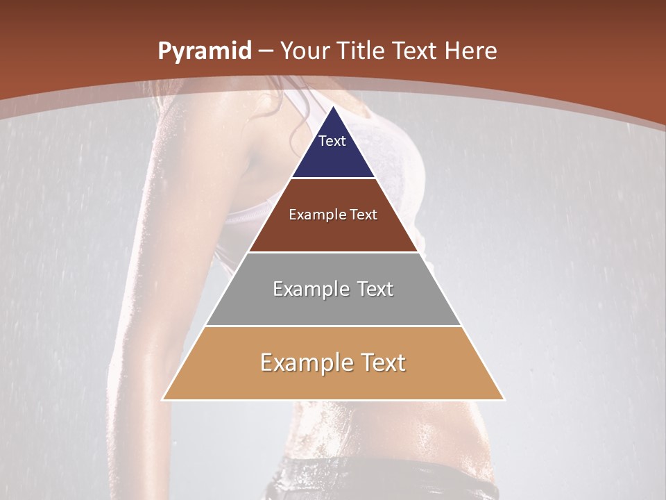 Wet Girl Femininity PowerPoint Template