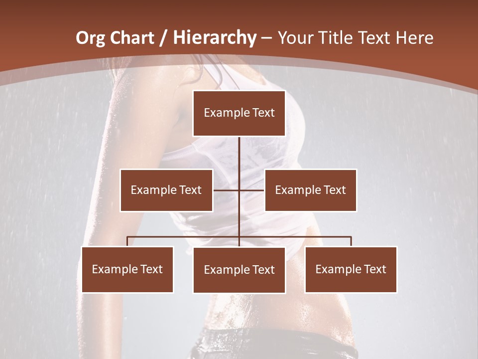 Wet Girl Femininity PowerPoint Template