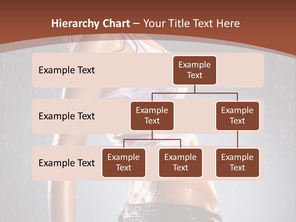 Wet Girl Femininity PowerPoint Template