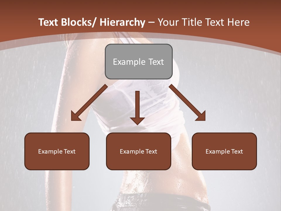 Wet Girl Femininity PowerPoint Template