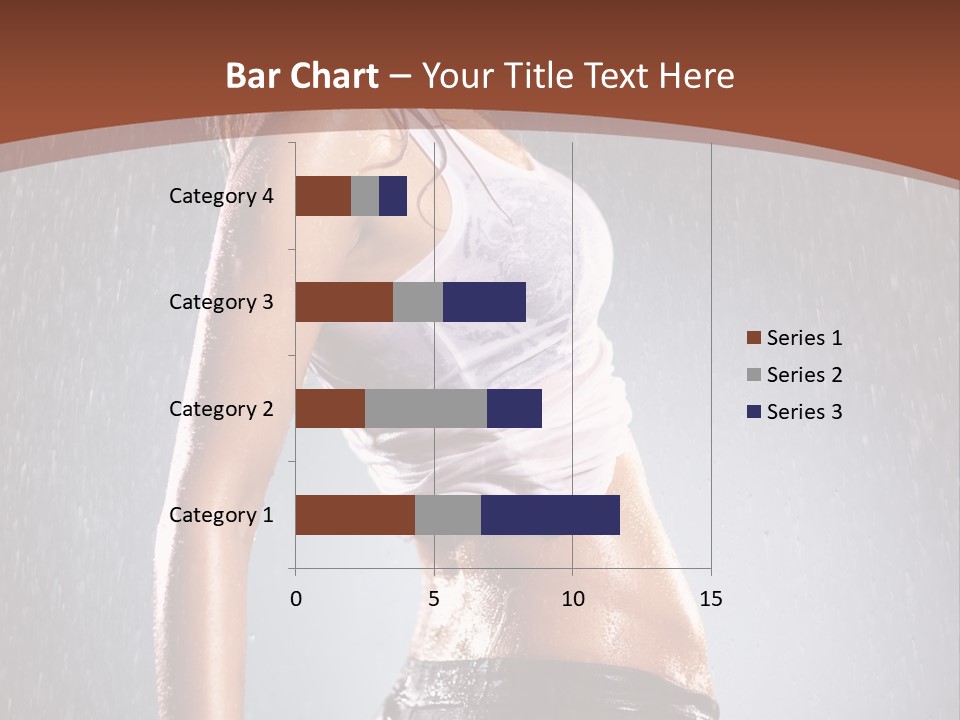 Wet Girl Femininity PowerPoint Template