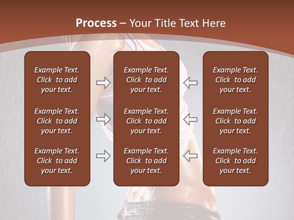 Wet Girl Femininity PowerPoint Template