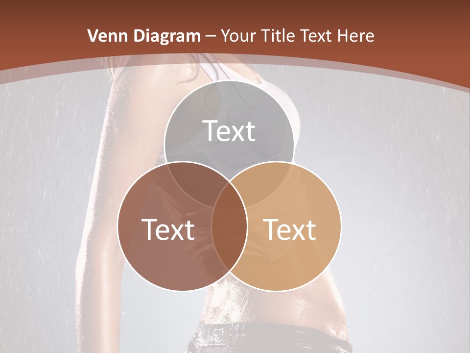 Wet Girl Femininity PowerPoint Template