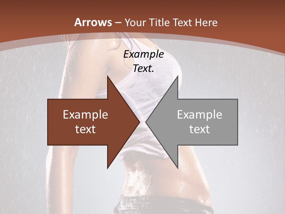 Wet Girl Femininity PowerPoint Template