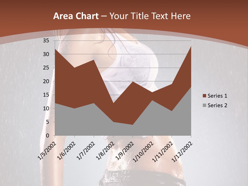 Wet Girl Femininity PowerPoint Template