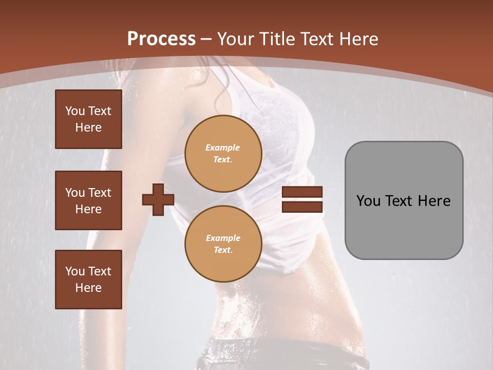 Wet Girl Femininity PowerPoint Template