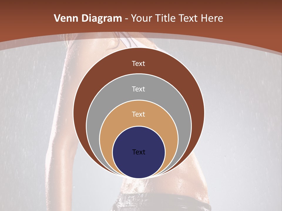 Wet Girl Femininity PowerPoint Template