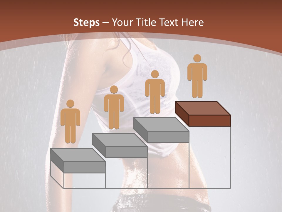 Wet Girl Femininity PowerPoint Template