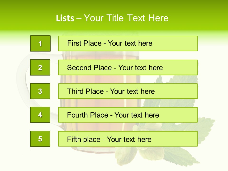 Drought Taste Frame PowerPoint Template