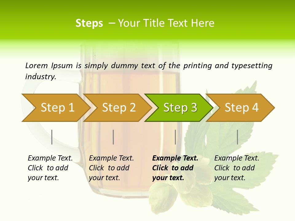 Drought Taste Frame PowerPoint Template