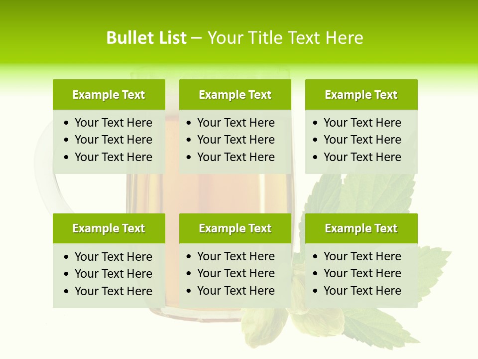 Drought Taste Frame PowerPoint Template